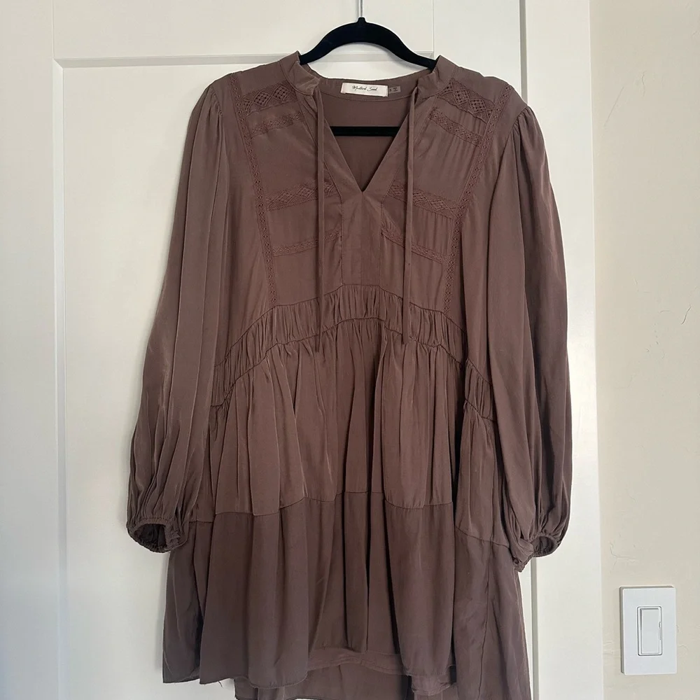 Mustard Seed Babydoll Dress - Picture 2 of 5